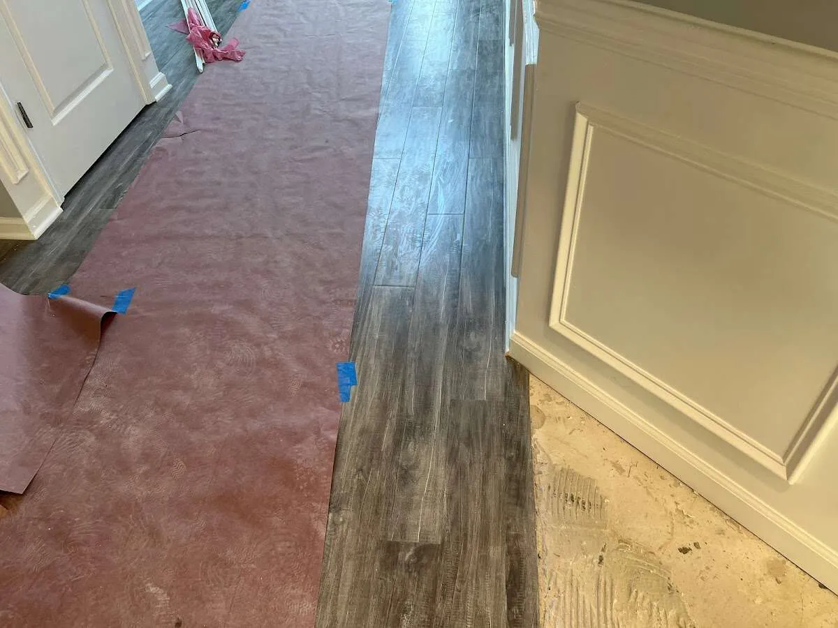 Completed marble shower restoration in Mansfield